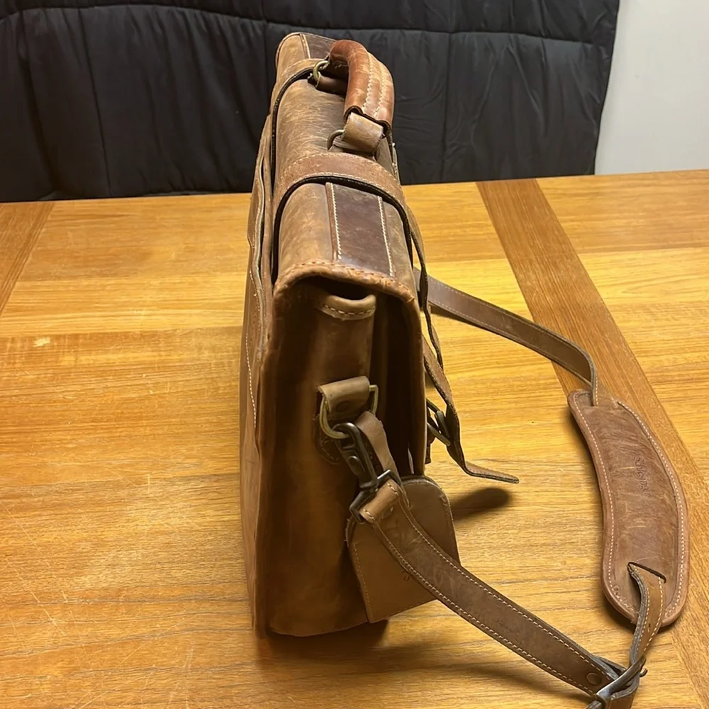 Schlesinger Vintage Leather Briefcase